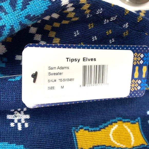TIPSY ELVES X SAM ADAMS "Ugly" Christmas Sweater - LIGHTS UP! - Picture 9 of 9